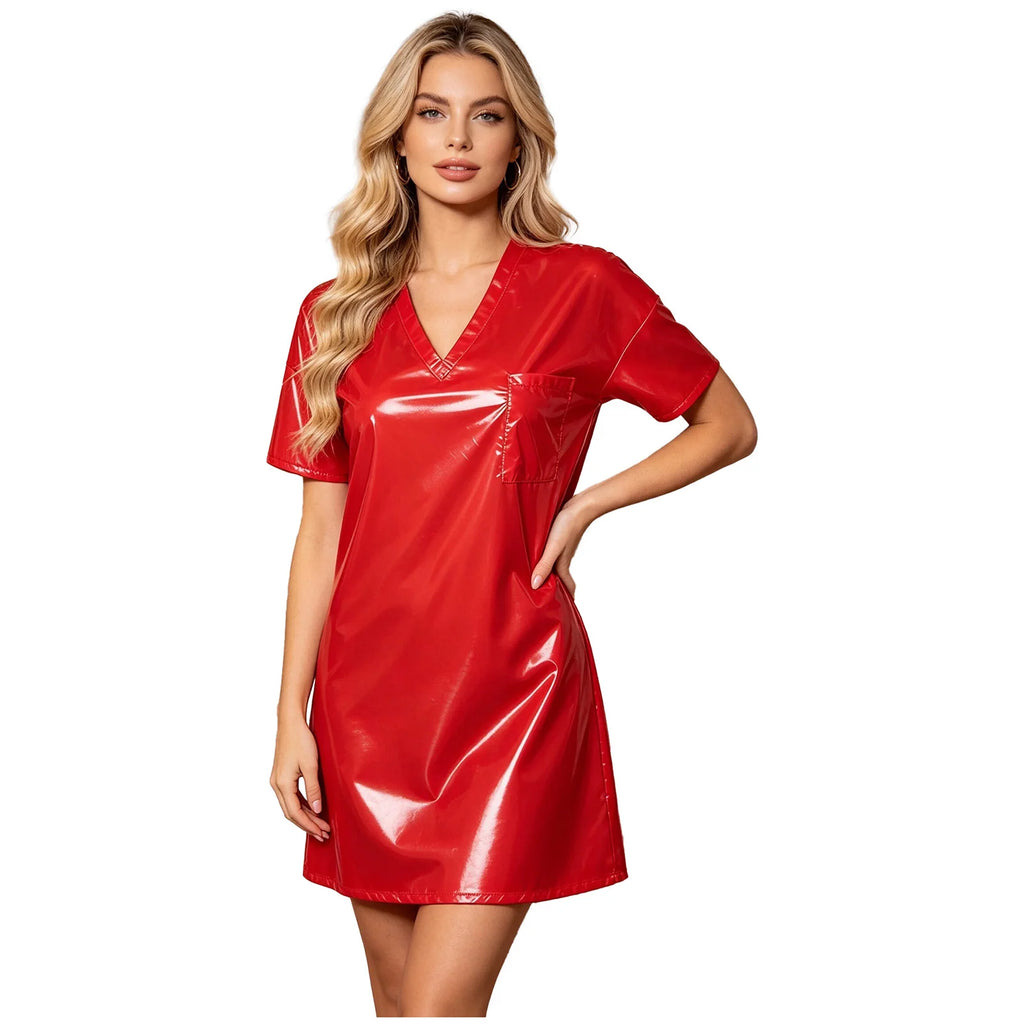 Women Outdoor-Homewear Dress Waterproof Short Robe Belt Half Sleeve Open Front Swimwear Cover Up Robe for Water Parties Bathrobe