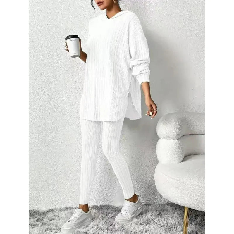 Room Wear Ladies Winter Women Pajamas Woman Set Cap Built Pajamas Ensemble Pyjama Femme Bidol for Night Women Women's Pajama Set