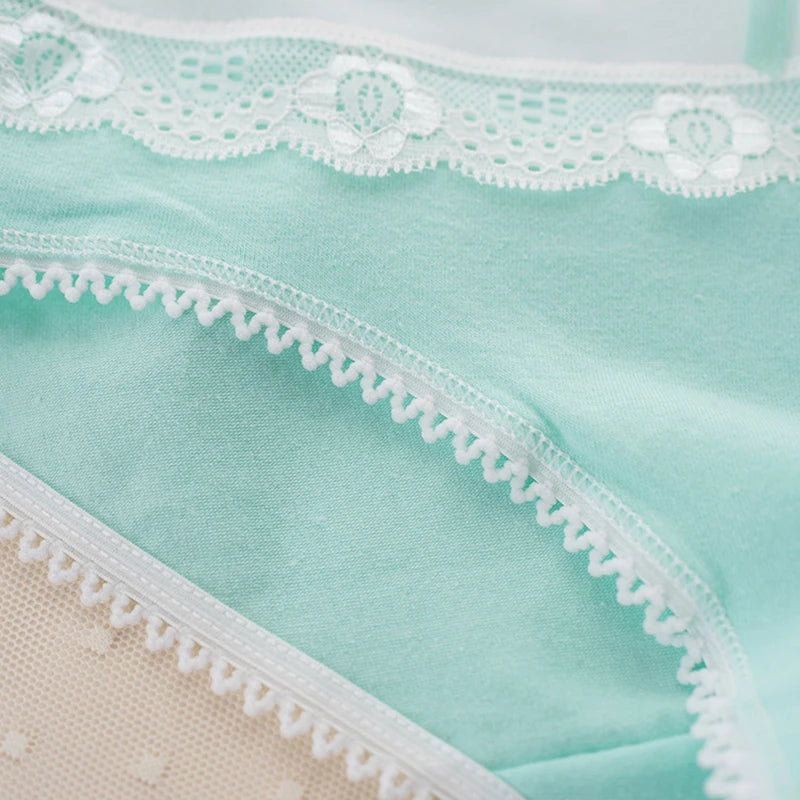 Women's Panties Girls Sexy Panties Lace Panties Cotton Women Underwear Brief Shorts Ladies Female Underwear Breatheable