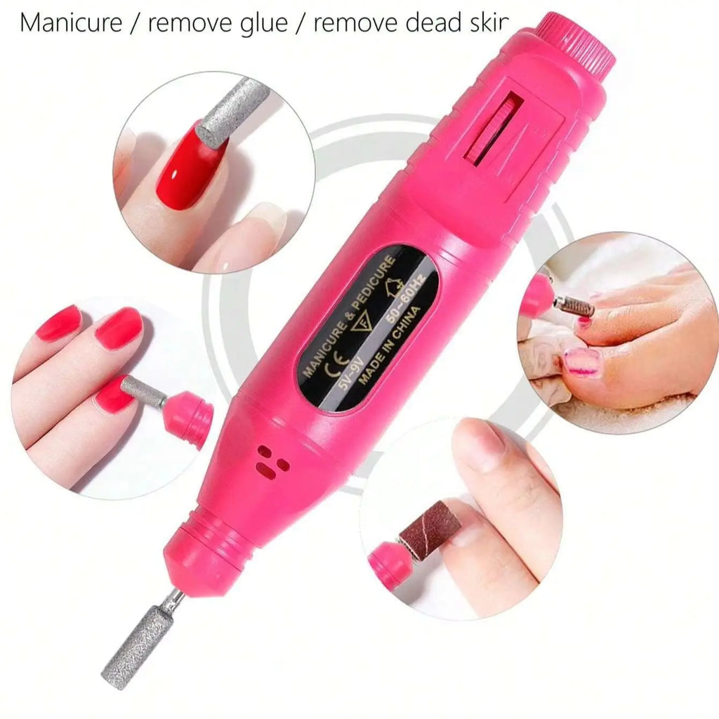 Manicure UV LED Lamp Kit Set with UV Lamp and 20000RPM Nail Drill Machine for Remove Dead Skin Manicure Tools Set