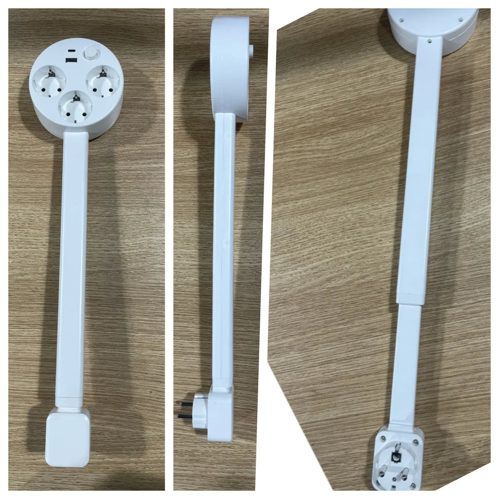 In stock  Electrical Outlet Extender Plug Wall Outlet Extender Extendable Wall Socket Rotatable  Portable Power Socket