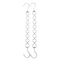 2Pcs Space Saving Hangers For Clothes Magic Collapsible Clothes Space Saver Metal Hanger Organizer With 360 Swivel Hook-New
