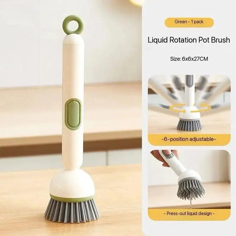 Premium Spülbürste mit extra langem, verstellbarem Griff