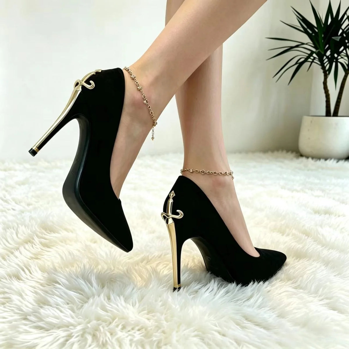 Sexy High Heels for Women 2026 New Stylish Pointed Toe Stiletto Elegant Niche Single Shoes