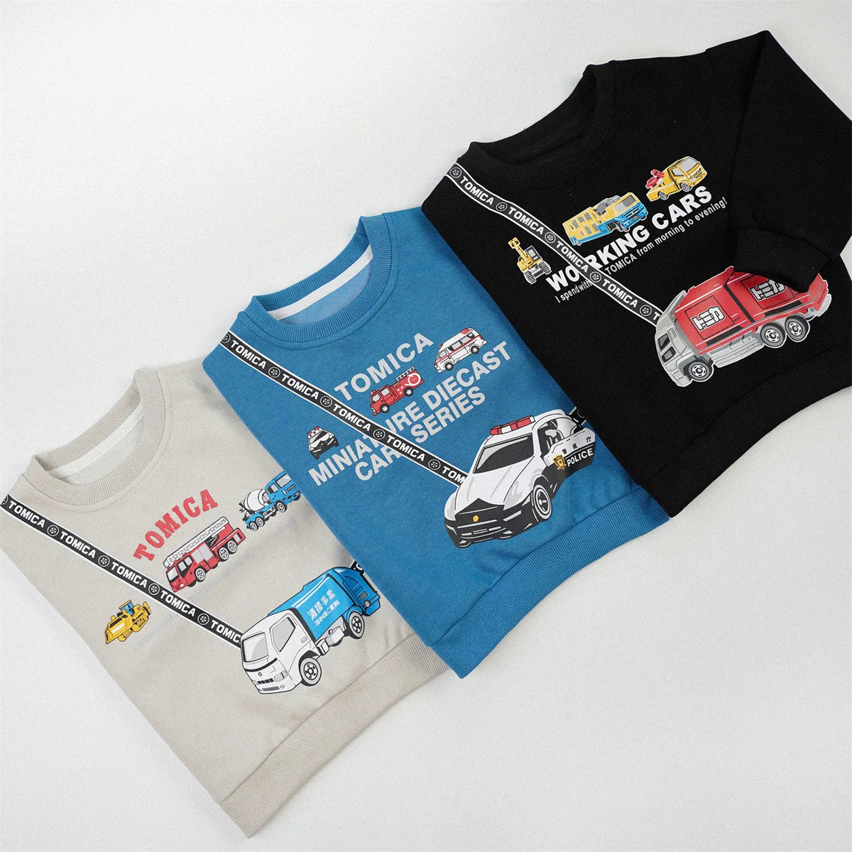 Kids Car Graphic Boy Pullover Hoodie Sweatshirt for Boys Fall Letter Print Top Japanese Cartoon Casual Outwear for