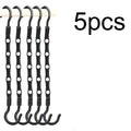 5/10/20pcs Magic Hangers Space Saving Hanger Closet Space Saver Hanger Organizer Multi Hangers Sturdy Plastic Clothes Storage