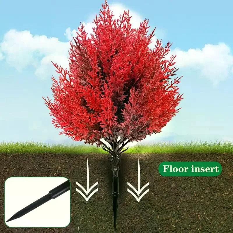 Naturgetreuer Zeder-Topiary Dekobaum – Winterfester Eyecatcher