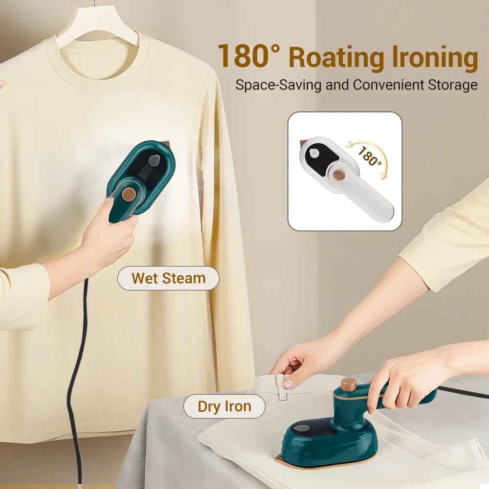 Mini Dampfglätter Dampfbügeleisen Handheld Tragbar Zuhause Reisen Für Kleidung Bügeln Nass Trocken Bügelmaschine Haushaltsgerät
