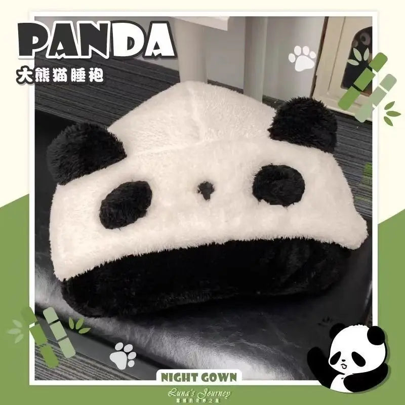 Anime Winter Unisex the Panda Robes Costumes Onesies Kigurumi Unicron Cosplay Pajamas Adult Pyjamas Animal Sleepwear Jumpsuit