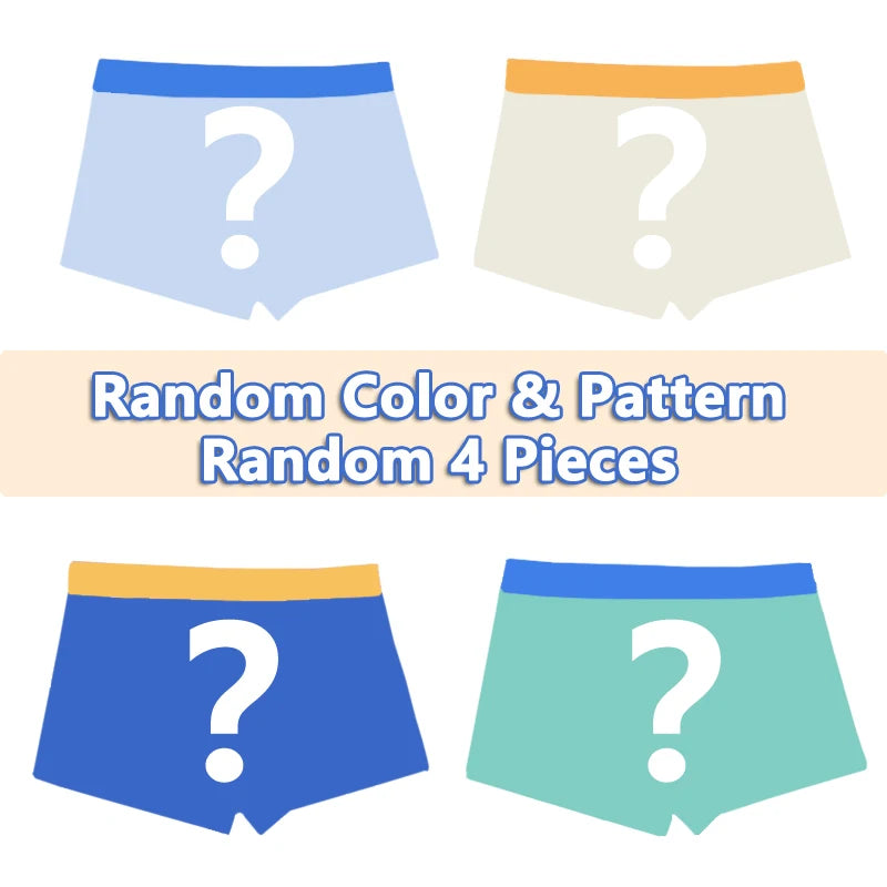 4-Piece Boys Boxer Shorts Cotton Comfortable Wear Breathable Children Underwear Cool Dinosaur Print Pattern Kids Boxer Briefs