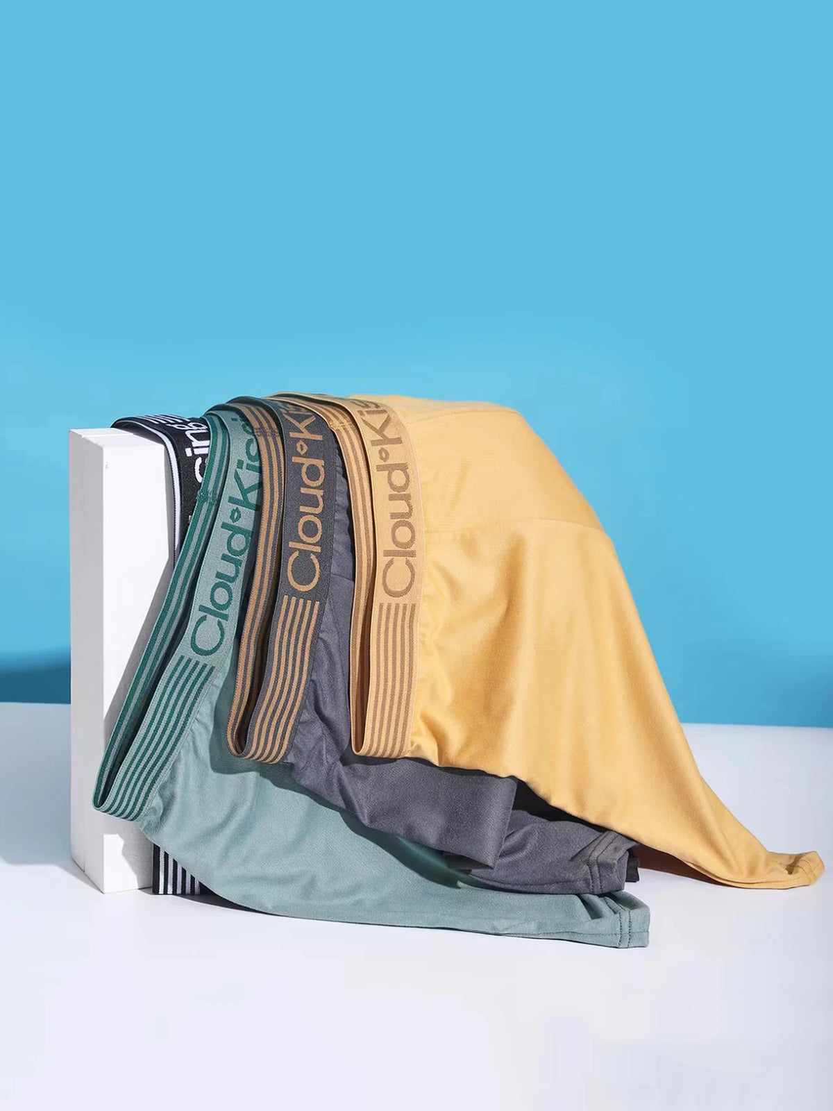 Men's Boxer Briefs 8Pcs Fixed Color Set Seamless Cooling Breathable Quick Dry Elastic Waistband Trunks