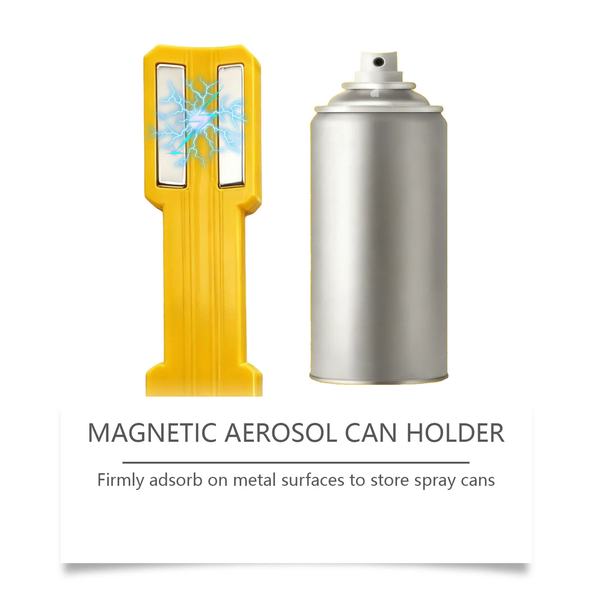 Magnetic Spray Can Holder Kitchen Storage Rack for Refrigerator Magnetic Organizer Space Saving Blue Slim Rack Home storage