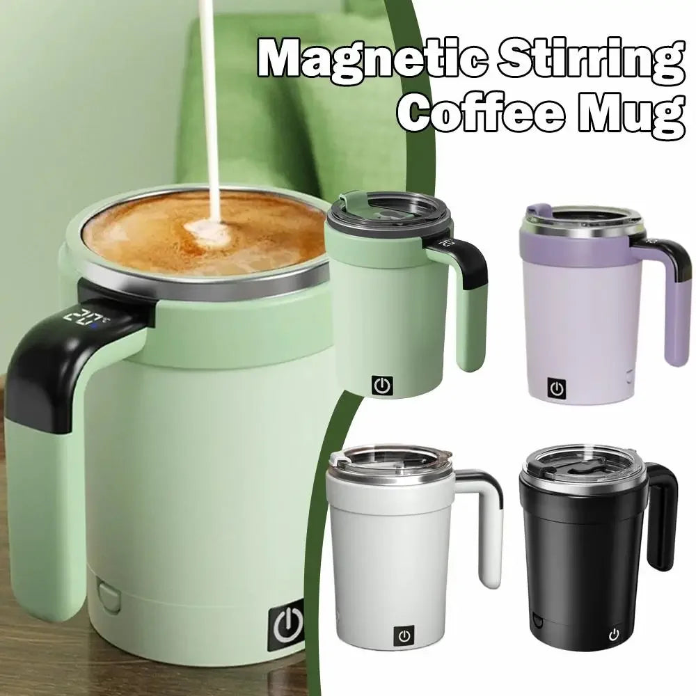 👉 Elektrische Selbstrührende Kaffeetasse aus Edelstahl