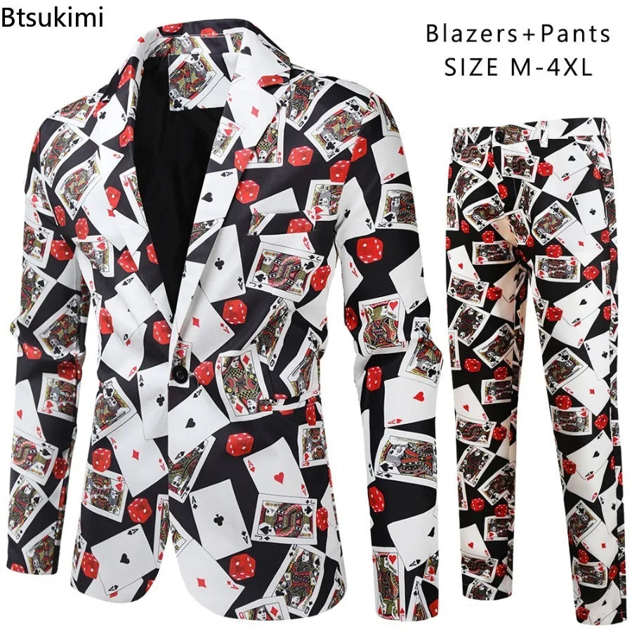 Herren Luxus Anzug 3-teilig Fashion Business Party Herren Paisley Anzüge Sets Sakko Weste Hose Slim Fit Festliche Herrenbekleidung