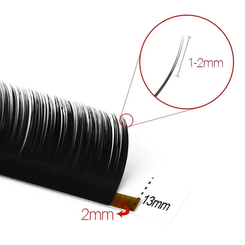 SONG LASHES  Flat Ellipse Eyelash Extensions Maquiagem Split Tips Ellipse Shaped Natural Light Magnetic Ellipse Lashes