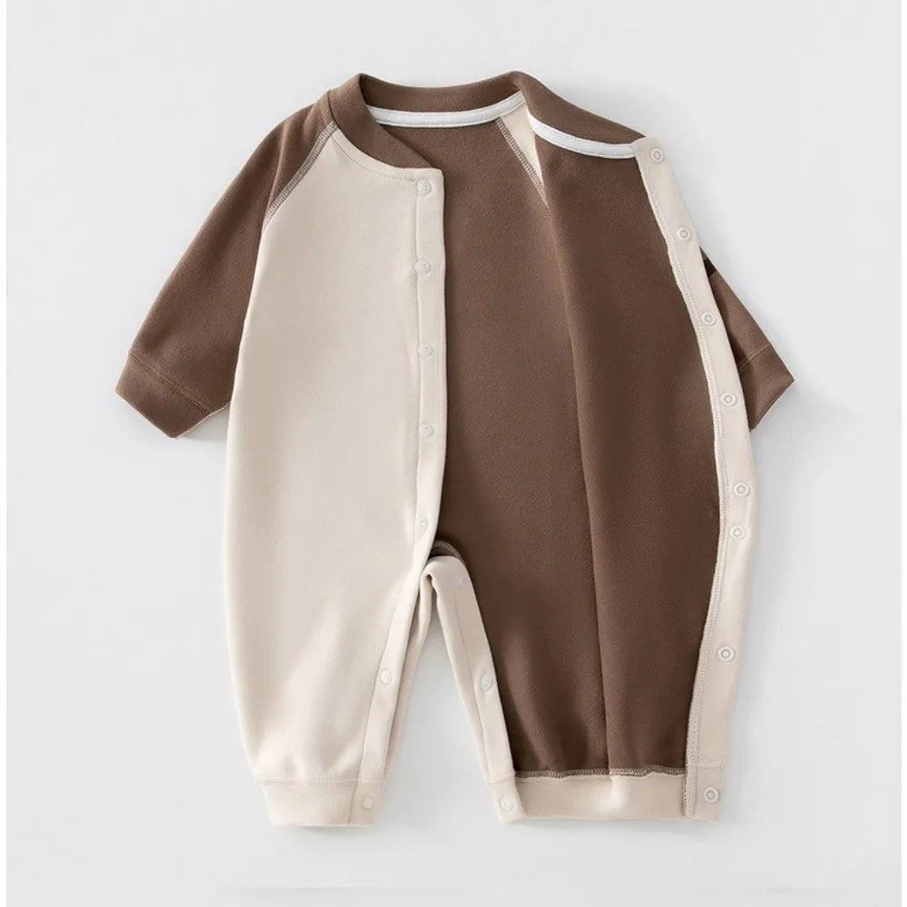 Baby Boy Cotton Skin Friendly Clothing Newborn Baby Spring Autumn Warm Jumpsuit  0 To 24 Month Infant  Soft and Cute BodySuit