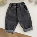 Wholesale Baby Pants Solid Kids Jeans Casual  Boys Denim Pants Soft  Girls Fashion Trousers