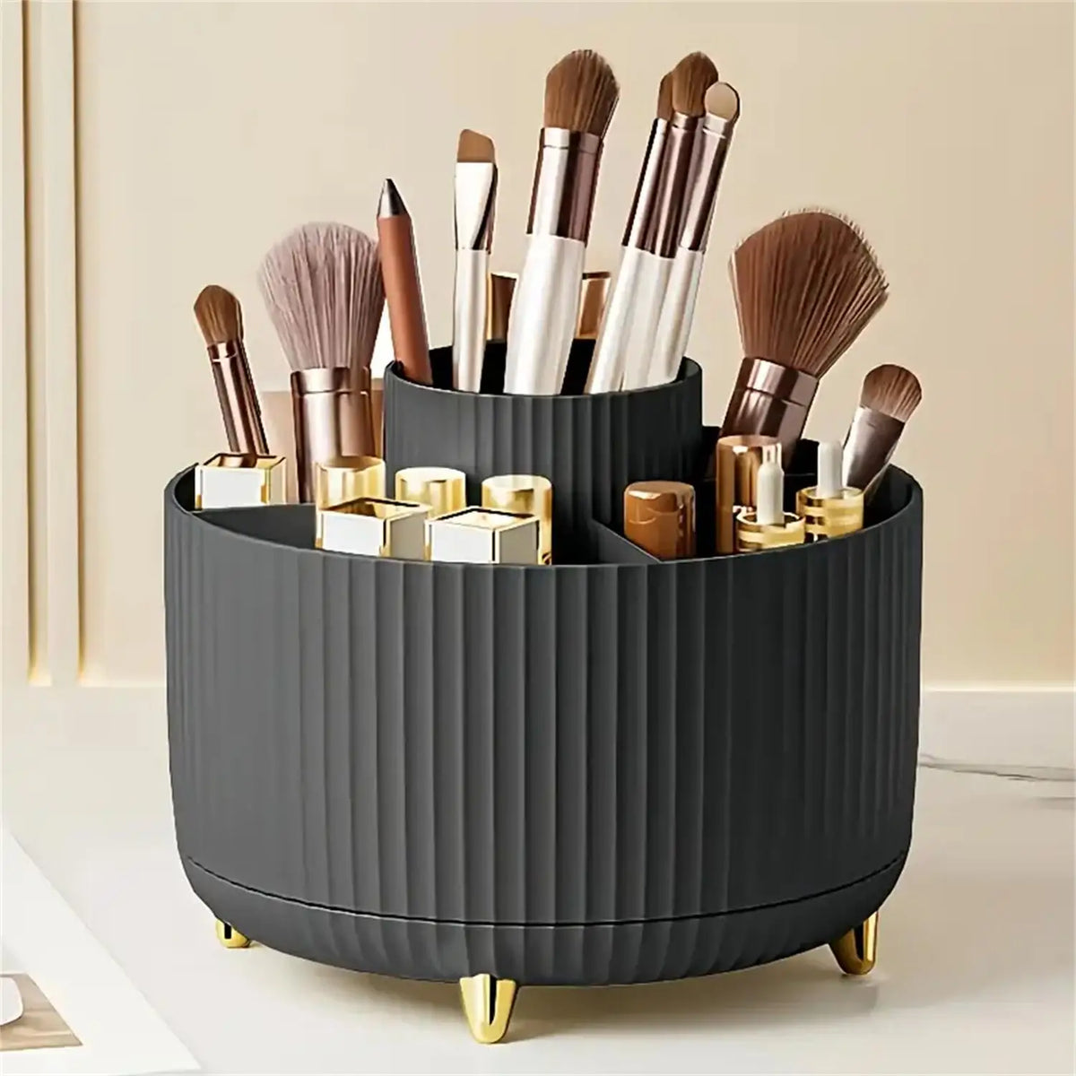 Premium Pinselhalter & Kosmetik-Organizer