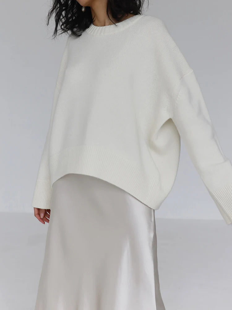 Thick Winter Sweater Women Oversized Pullover Ladies 2025 Loose Green Jumpers Pulls Vintage Beige Warm Sweaters For Women Winter