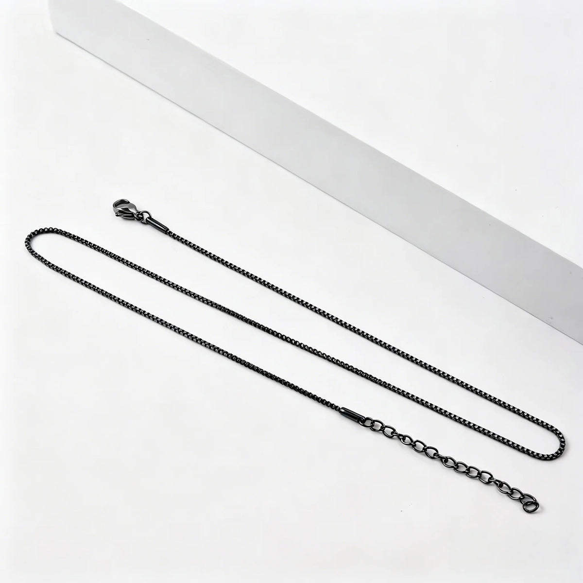 1.2mm Simple Stainless Steel Box Chain Necklace Gold Color Titanium Steel Men Necklace Fashion Women Jewelry Trend Accessories