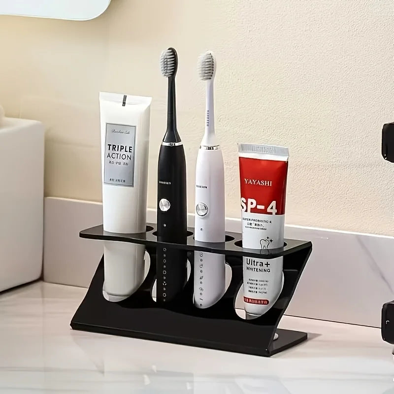 Bathroom Organizer with Toothbrush Holder, Multifunctional Drain Rack for Storage And Organization, Bathroom Desktop Organizer