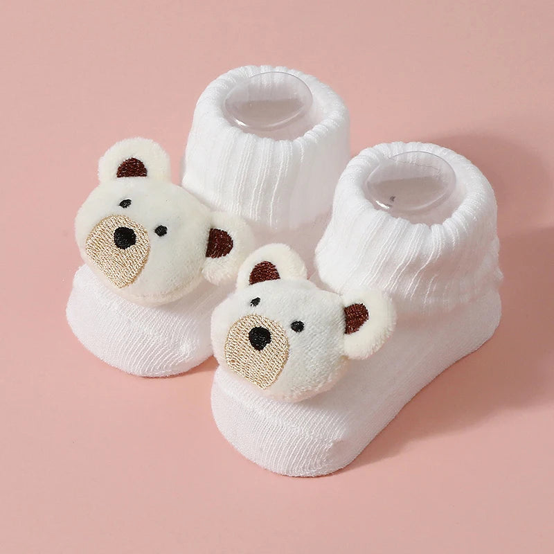 2 Pairs/lot Baby Socks Girls Boys Newborn Accessories Cotton Cartoon Animals Kids Infants Gift Clothes Children Baby Stuff
