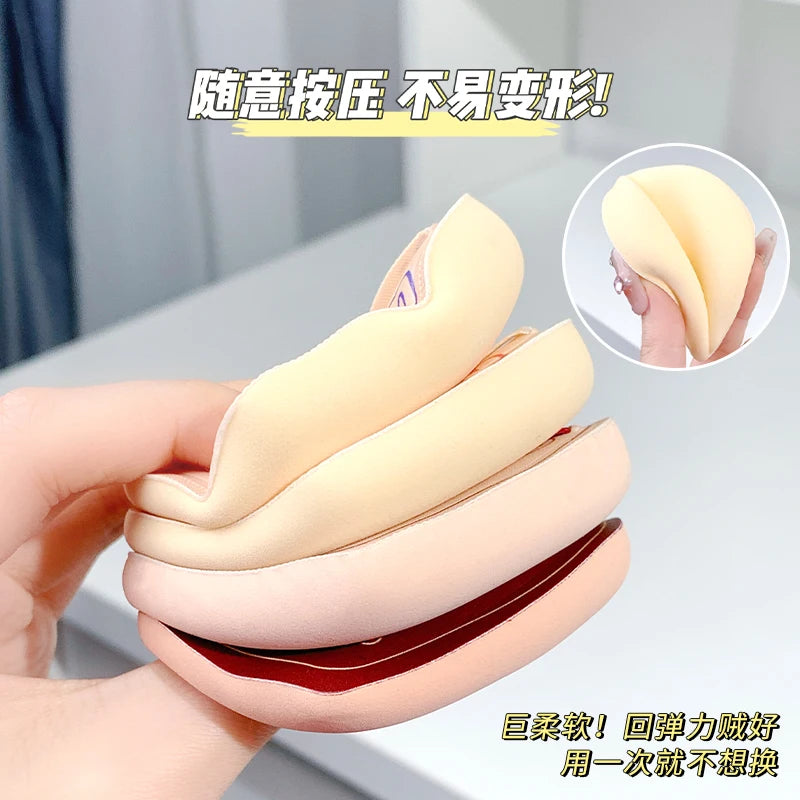 Festive Limited Edition Powder Puff Gift Box Set Makeup Sponge Soft Elastic Cotton Air Cushion Foundation  Dry and Wet Dual Use