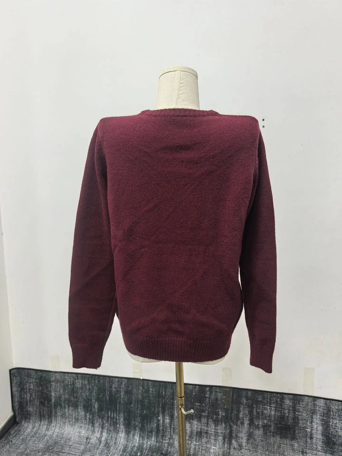 Zekye Winter Women's Sweater Clothing Bear Embroidery Round Neck Slim Fit Sweater Cartoon College Style Knitted Oversized Y2k