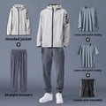 Men's Sportswear Set - Loose - Fit, Quick - Dry, Ideal for Fitness, Running, Gym & Outdoor Training