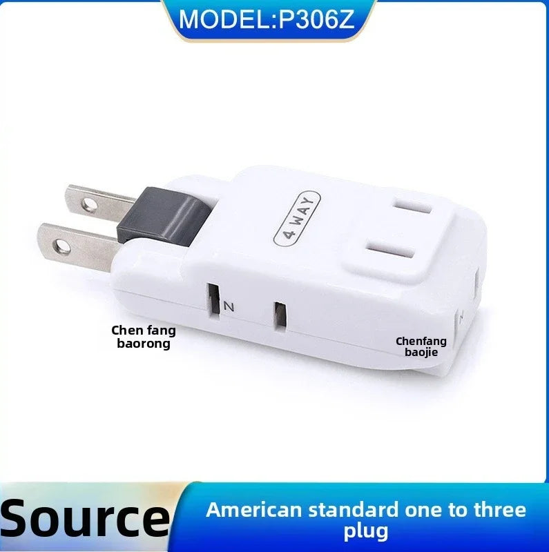 In stock  Electrical Outlet Extender Plug Wall Outlet Extender Extendable Wall Socket Rotatable  Portable Power Socket