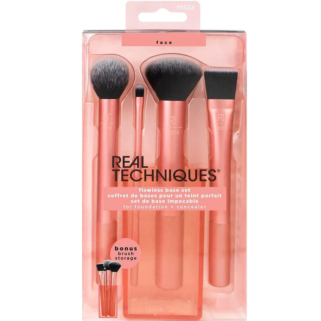 Elegantes Kosmetikpinsel-Set mit Aufbewahrung