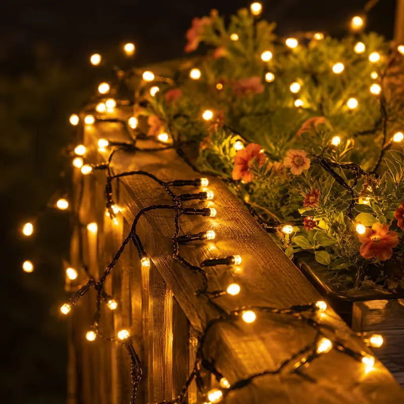 Solar String Lights Outdoor LED Solar Christmas Light 8 Modes Waterproof Fairy Lights for Garden Yard Party Xmas Tree Decor