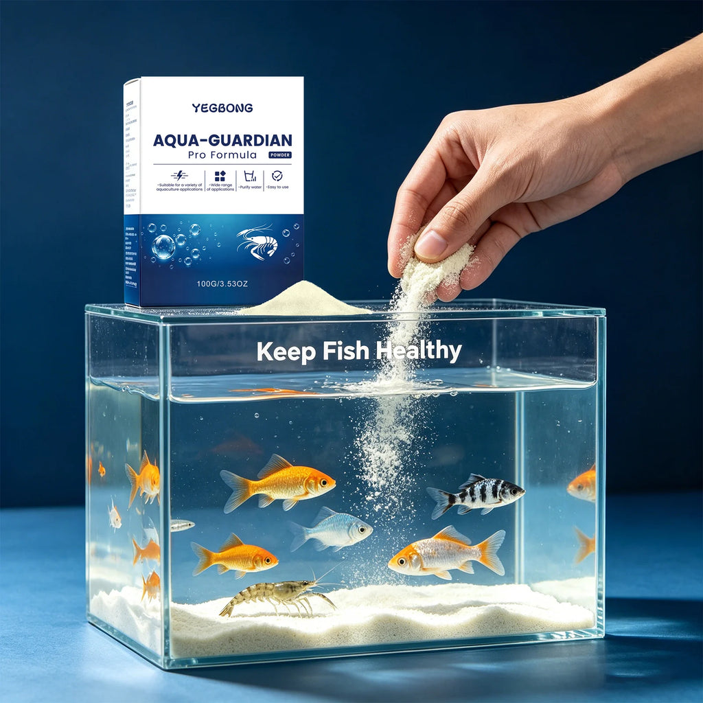 Aquarium Water Purifier Powder Remove Impurities Purify Water Improve Water Quality Safe Easy to Use Fish Tank Water Conditioner