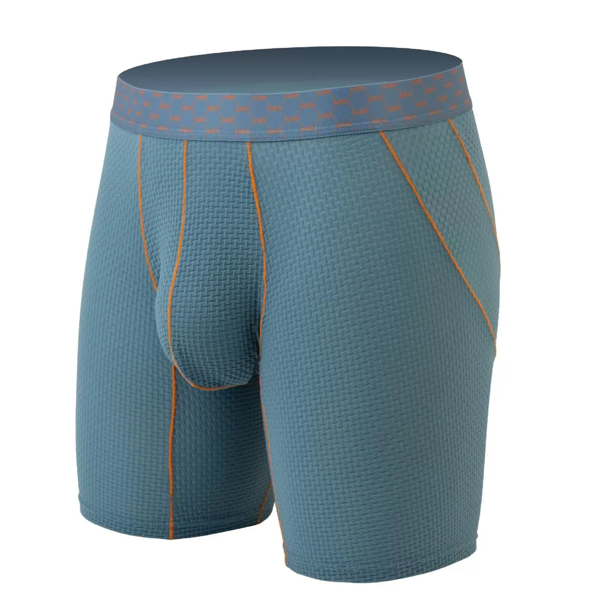 Men’s Boxer Briefs Breathable Soft Stretch Underwear High Elastic Comfortable Plain Color Shorts