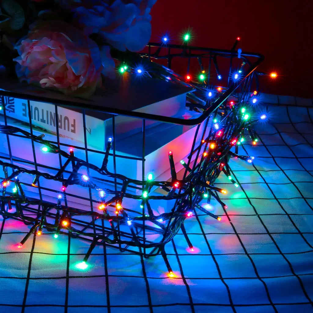 LED Solar String Lights  Solar Powered Xmas Outdoor Lights Waterproof Starry Christmas Fairy Light for Festival Party Atmosphere