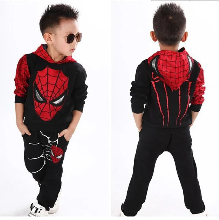 Baby Boys Clothing Sets Toddler Cartoon Hoodies Sweatshirt+Pants Tracksuits Clothes Children Festival Cosplay Costume sets boy