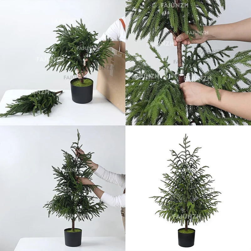 👉 Künstliches Weihnachtsgrün – Naturgetreuer Deko-Kiefernzweig
