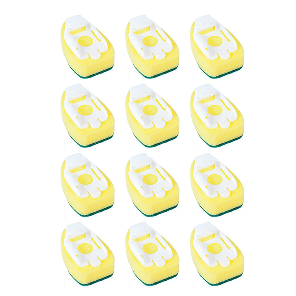 Soap Dispensing Dish Cleaning Brush Set,Replacement Sponge Refill Liquid Washing Home Kitchen Sink Cleaning Tool