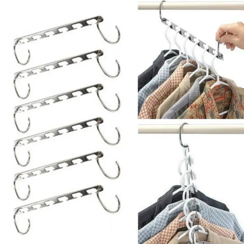 Multifunktionale Metall-Raumsparbügel (37cm) – Ultra-Stabil