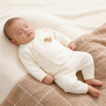 Newborn Baby Clothes Spring Base Layer Set for 0-3 Months, Pure Cotton Underwear, Spring and Autumn Outfit for Newborns