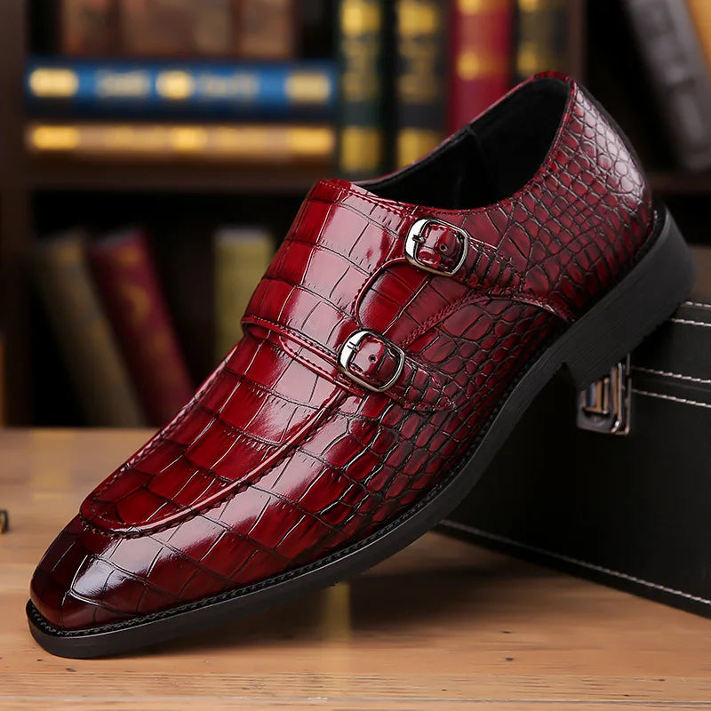 Dress Shoes Men Oxfords Fashion Business Office Men's Shoes Classic Luxury Leather Male Suits Shoes Italian Wedding Shoe