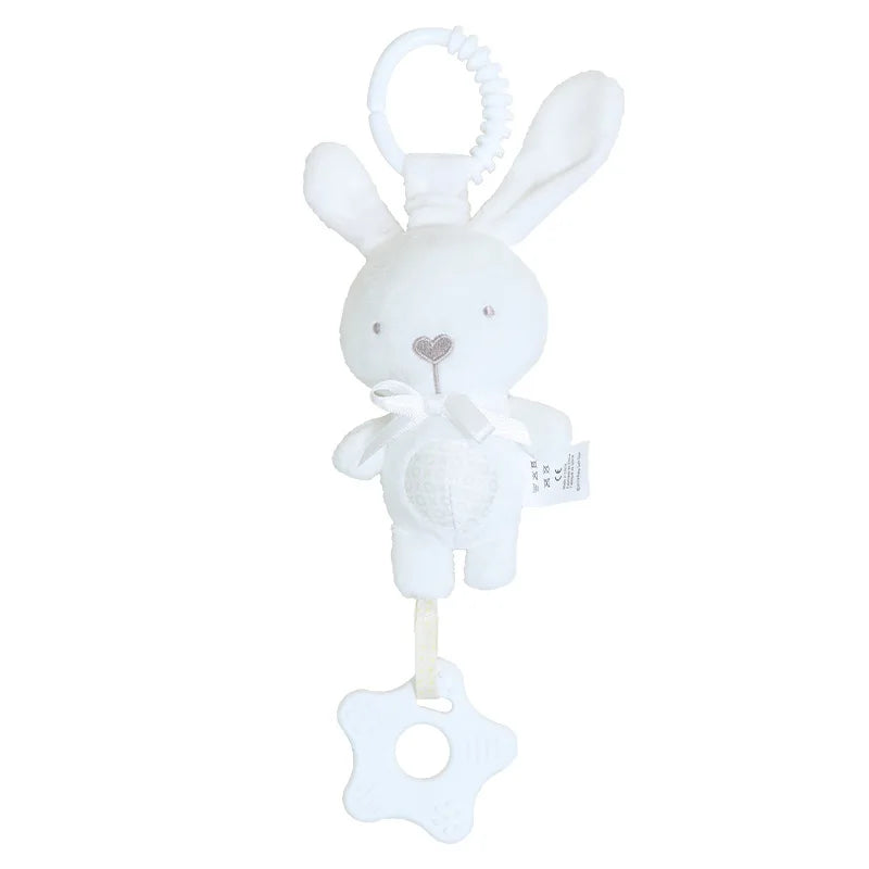 Elephant Baby Comforter Blanket Soft Appease Towel Baby Rattle Animals Toys Soothe Reassure Sleeping Towel Lathe HangingToddler