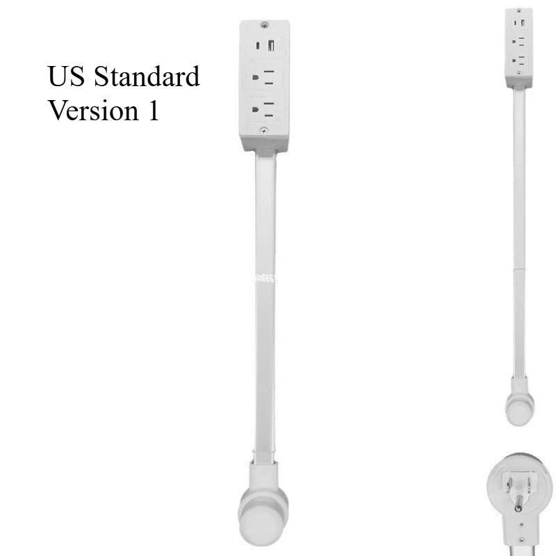 In stock  Electrical Outlet Extender Plug Wall Outlet Extender Extendable Wall Socket Rotatable  Portable Power Socket