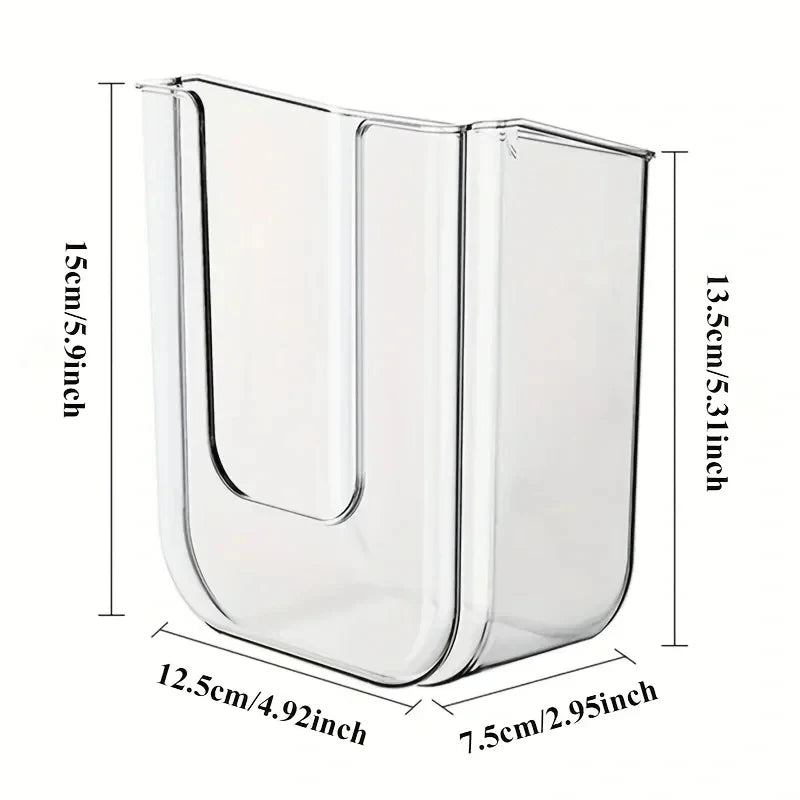 Bathroom Wet Tissue Storage Box Punch-Free Wall Mounted Large Opening Strong Load Bearing Waterproof Organizer