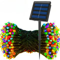 LED Solar String Lights  Solar Powered Xmas Outdoor Lights Waterproof Starry Christmas Fairy Light for Festival Party Atmosphere