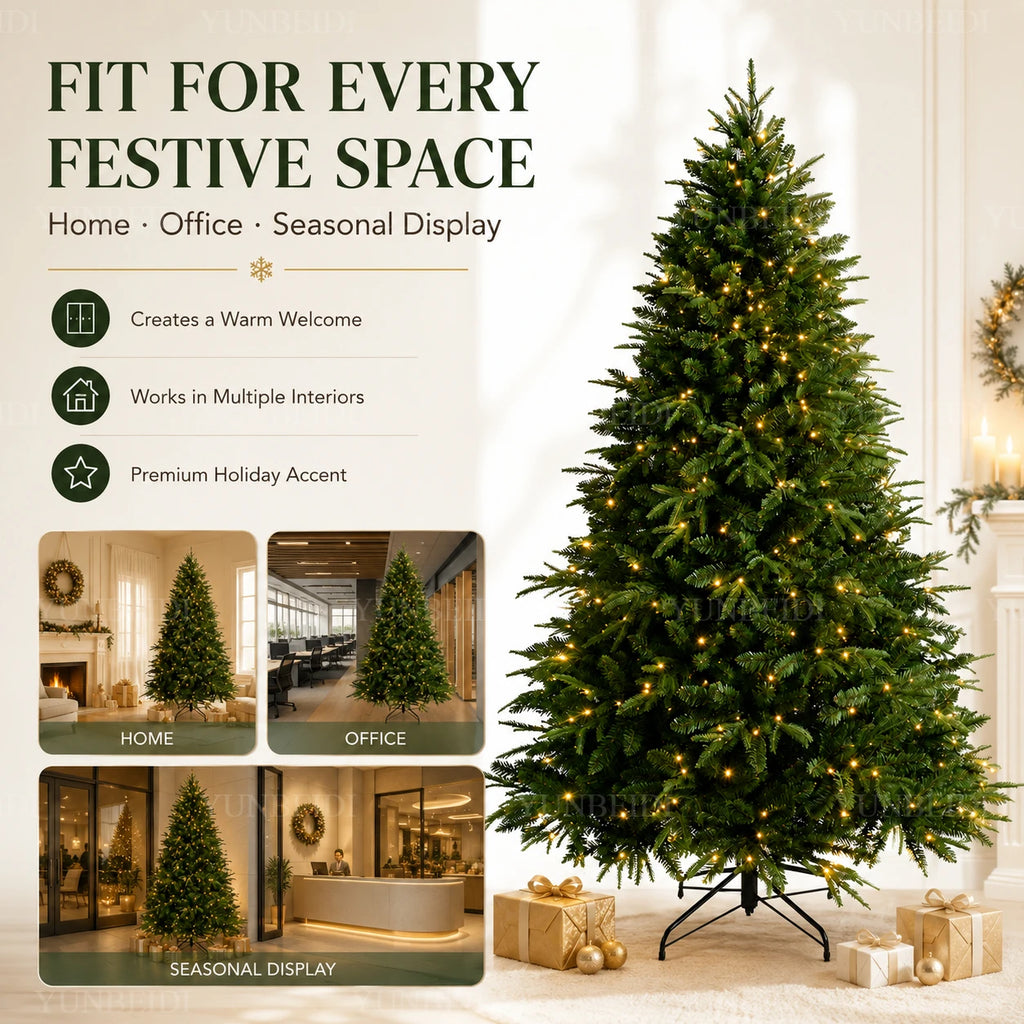 👉 Premium Weihnachtsbaum PE & PVC – Ultradicht & Naturgetreu