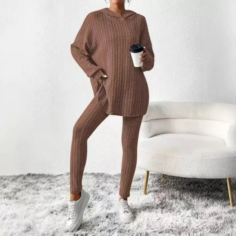 Room Wear Ladies Winter Women Pajamas Woman Set Cap Built Pajamas Ensemble Pyjama Femme Bidol for Night Women Women's Pajama Set