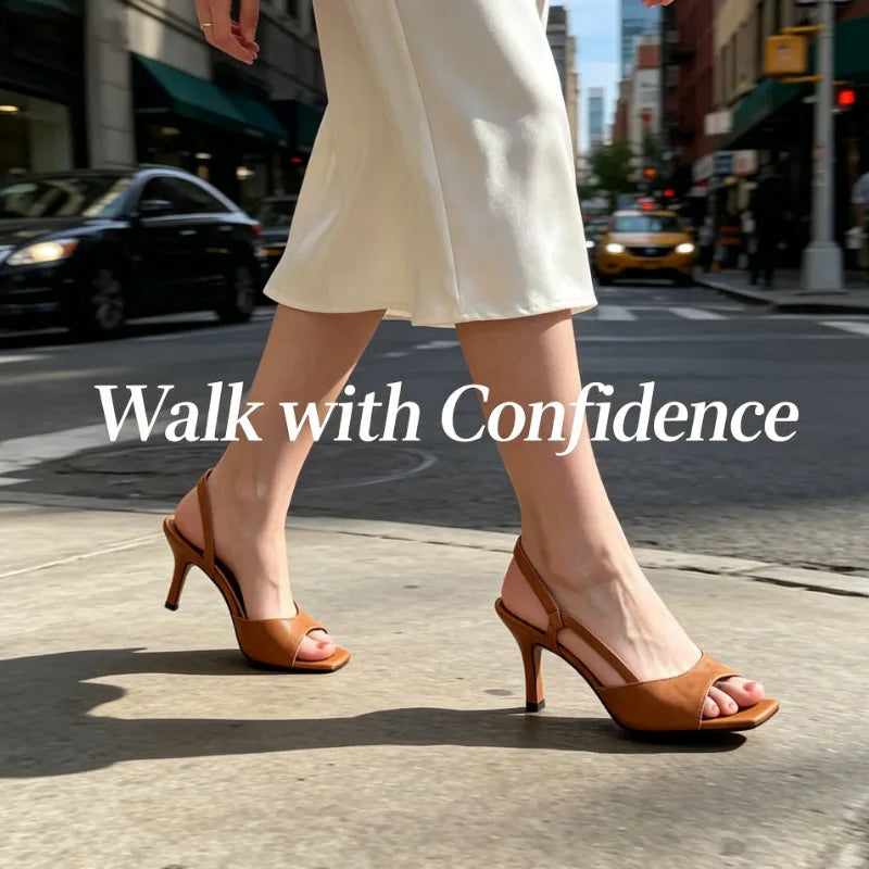 Elegant Women High Heels Sandals Dress Fashion Heels Shoes Trend Slippers Sexy Pumps Beach Slides Walking Party Mujer Zapatos