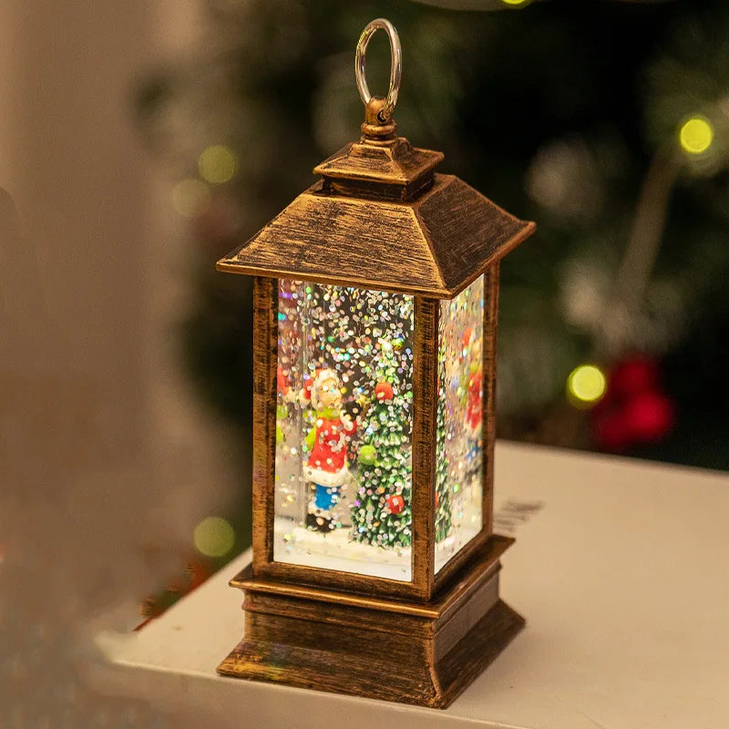 Weihnachts-Tischdekoration – Elegante LED-Mini-Laternen für den Schreibtisch