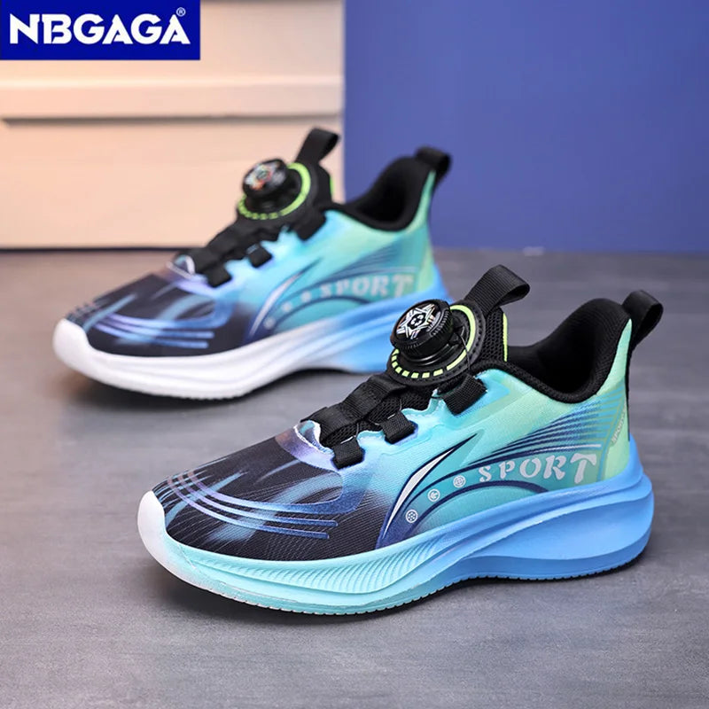 Kids Sneakers Breathable Student Boys Basketball Sports Shoes for Children Outdoor Training Trendy Tennis Size 28-39